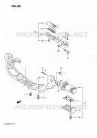FOOTREST (MODELE H/J/K/L/M) voor Suzuki INTRUDER 750 1988