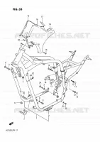 FRAME voor Suzuki INTRUDER 750 1988
