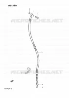 FRONT REMSLANG (MODELE J/K/L/M) voor Suzuki INTRUDER 750 1988