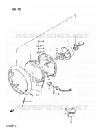 KOPLAMP voor Suzuki INTRUDER 750 1988