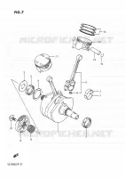 KRUKAS voor Suzuki INTRUDER 750 1988