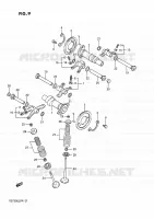 NOKKENAS   VALVES voor Suzuki INTRUDER 750 1988