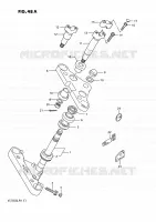 STUURPEN (MODELE J/K/L/M) voor Suzuki INTRUDER 750 1988