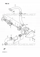 WATERPOMP voor Suzuki INTRUDER 750 1988
