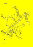 SWINGARM (MODELE H/J/K/L/M) voor Suzuki INTRUDER 750 1987