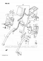 BACKREST voor Suzuki INTRUDER 750 1989