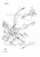 CARBURATOR (FRONT) voor Suzuki INTRUDER 750 1989