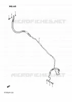 CLUTCH HOSE voor Suzuki INTRUDER 750 1989