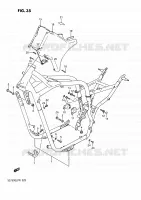 FRAME (MODELE H/J/K/L/M) voor Suzuki INTRUDER 750 1989