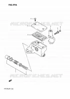 FRONT HOOFDREMCILINDER (VS750GLFJ/GLFK) voor Suzuki INTRUDER 750 1989