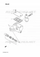 FRONT HOOFDREMCILINDER (VS750GLPG/GLEPG/GLPH/GLEPH) voor Suzuki INTRUDER 750 1989