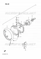 KOPLAMP voor Suzuki INTRUDER 750 1989