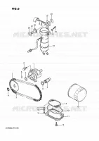 OLIEPOMP   FUEL PUMP voor Suzuki INTRUDER 750 1989