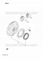 STARTMOTOR CLUTCH voor Suzuki INTRUDER 750 1989