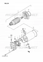 STARTMOTOR (MODELE F/G/H/J/K/L) voor Suzuki INTRUDER 750 1989
