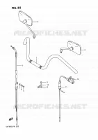 STUUR   SPIEGEL   KABELS voor Suzuki INTRUDER 750 1989
