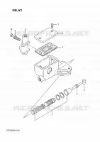 STUUR   SPIEGEL   KABELS voor Suzuki INTRUDER 750 1989