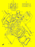 CILINDERKOP (AVT) voor Suzuki INTRUDER 800 1992