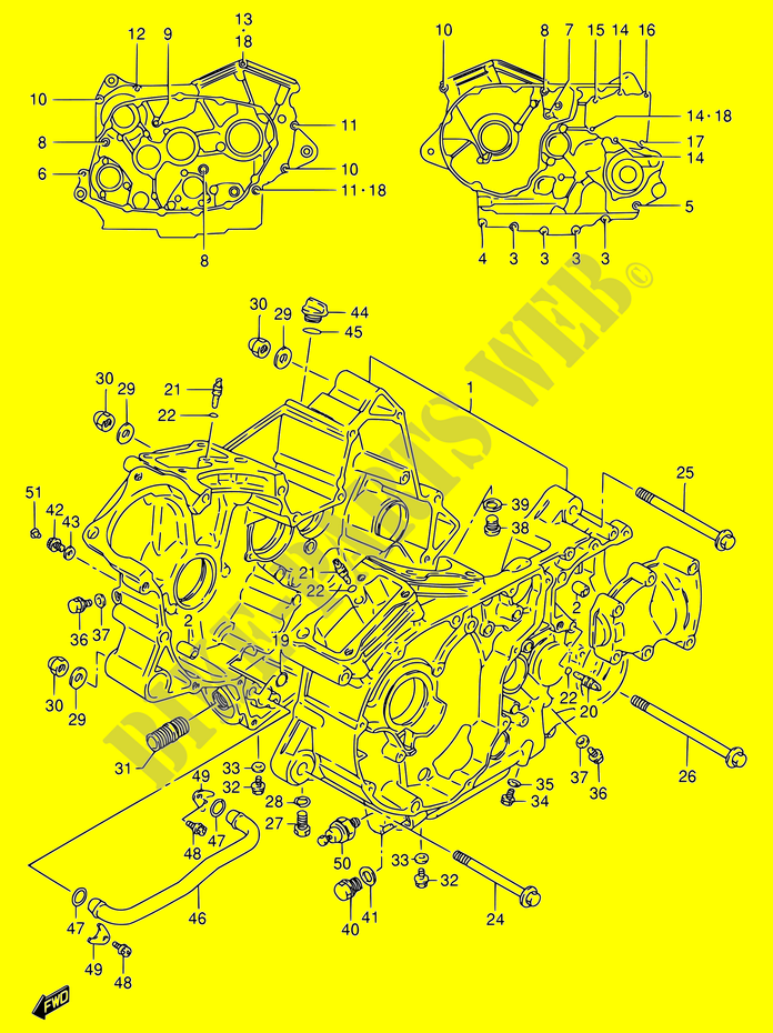 CASING voor Suzuki INTRUDER 800 1993