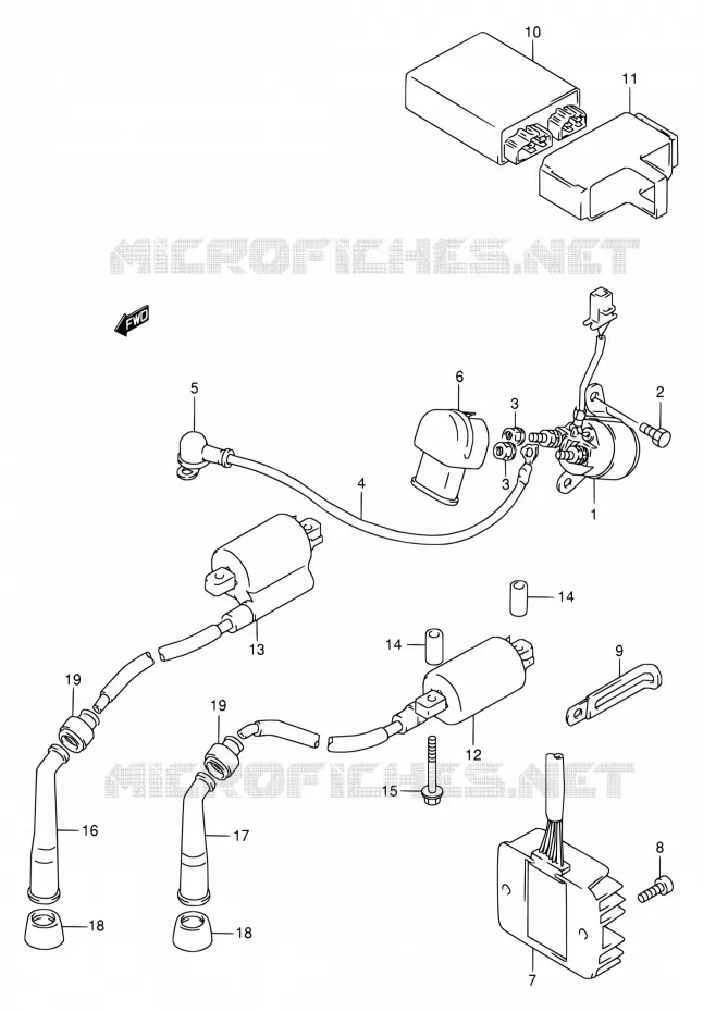 ELEKTRISCH Suzuki MOTO 800 VX 1990  VX800 L/VX800U L