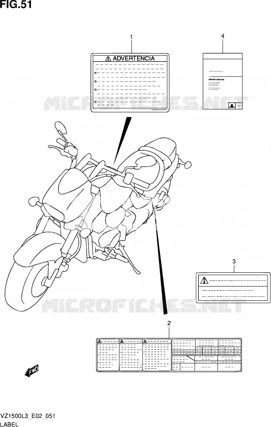 SWINGARM Suzuki MOTO 1500 BOULEVARD 2013  VZ1500 L3 (E19)
