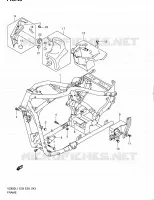 FRAME voor Suzuki BOULEVARD 800 2011