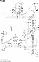 ACHTER HOOFDREMCILINDER voor Suzuki INTRUDER 1800 2008