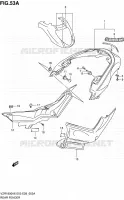 ACHTERSPATBORD (VZR1800ZK7/ZK8/ZK9/ZL0) voor Suzuki INTRUDER 1800 2008