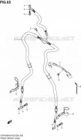 FRONT REMSLANG voor Suzuki INTRUDER 1800 2008