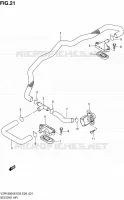 FUEL EVAP SYSTEM voor Suzuki INTRUDER 1800 2008