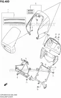 KUIPJE (VZR1800ZL0) voor Suzuki INTRUDER 1800 2008