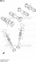 NOKKENAS   VALVES voor Suzuki INTRUDER 1800 2008