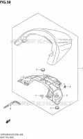 SEAT COWL voor Suzuki INTRUDER 1800 2008