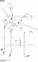 STUUR (MODEL K6/K7/K8) voor Suzuki INTRUDER 1800 2008