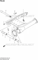 SWINGARM voor Suzuki INTRUDER 1800 2008