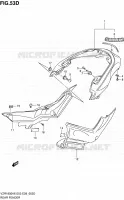 ACHTERSPATBORD (VZR1800L0) voor Suzuki INTRUDER 1800 2009