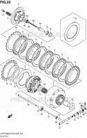 KOPPELING (MODEL K6/K7/K8/K9) voor Suzuki INTRUDER 1800 2009