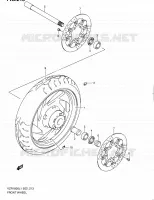 VOORWIEL (VZR1800L1 E19) voor Suzuki INTRUDER 1800 2011