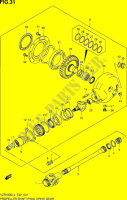ACHTER AANDRIJFAS (VZR1800ZUFL4 E19) voor Suzuki INTRUDER 1800 2014