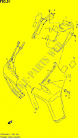 FRONT FRAME COVER (VZR1800ZUFL4 E19) voor Suzuki INTRUDER 1800 2014
