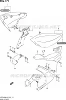 ACHTER KUIP (VZR1800L3 E19) voor Suzuki INTRUDER 1800 2013