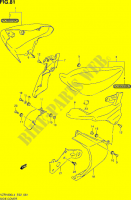 ACHTER KUIP (VZR1800UFL4 E19) voor Suzuki INTRUDER 1800 2014