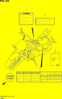 ETIKET (VZR1800ZUFL4 E19) voor Suzuki INTRUDER 1800 2014