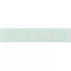 EMBLEME 'SUZUKI' BLANC