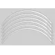 RIM DECALL SUZUKI<br />Wheel decal white, with Suzuki Logo